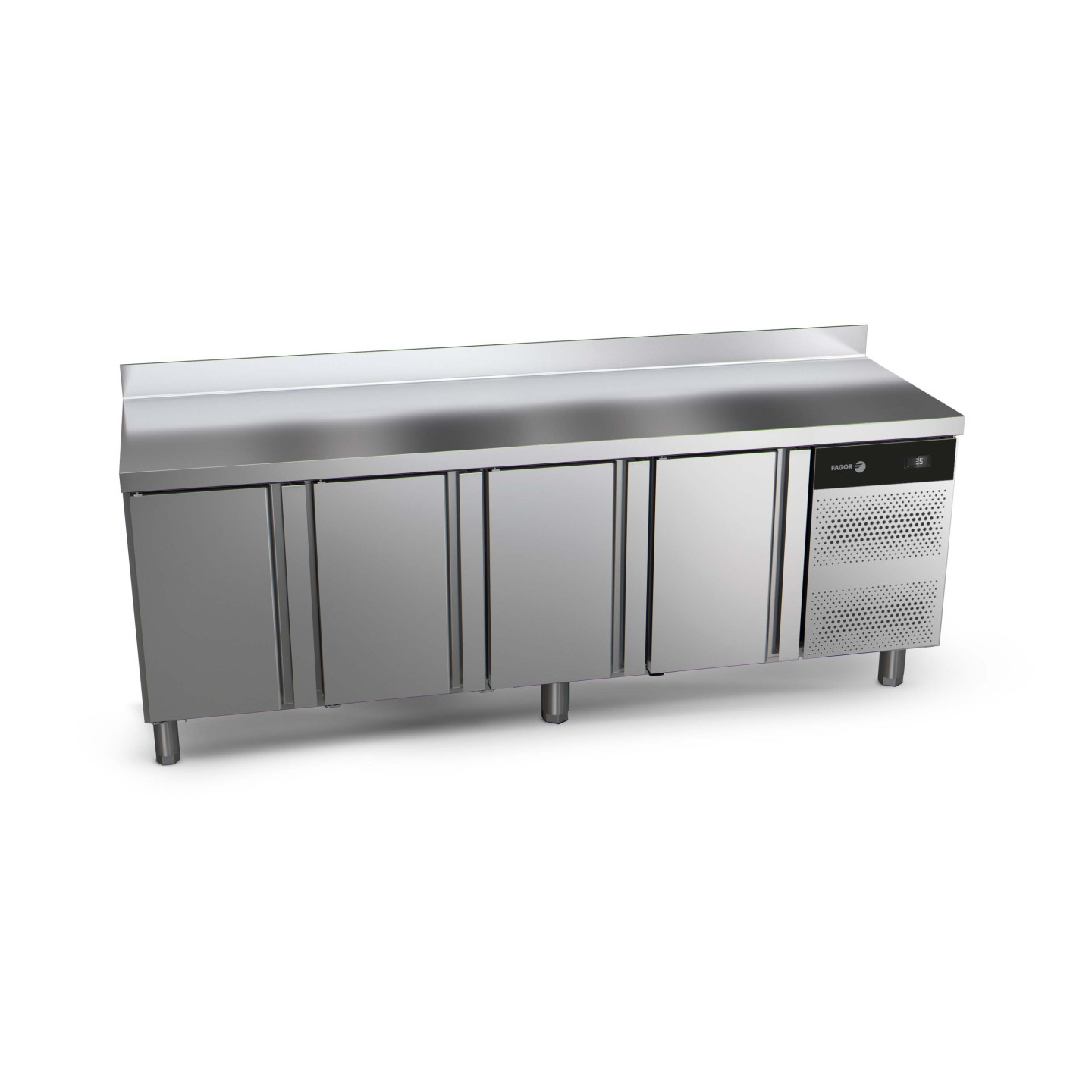 Table refrigeree patisseries 303L CCP-4B GV Concept 800 Snack avec 4 portes Fagor Professional-mondialchr.com