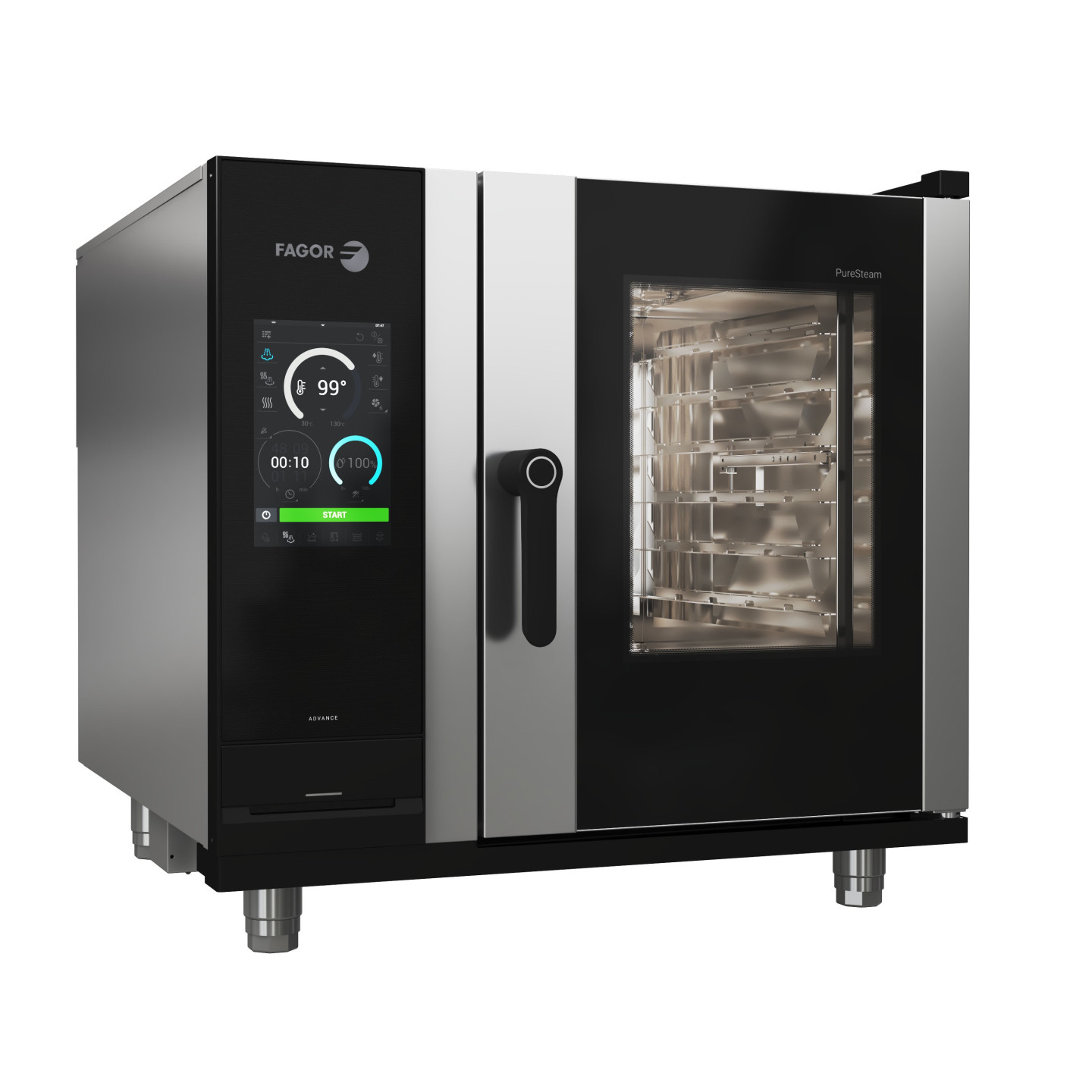 Four mixte professionnel iKORE avec generateur de vapeur 6 plateaux APW-061-E Advance Fagor Professional-mondialchr.com