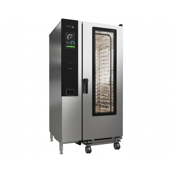 Four mixte professionnel iKORE avec ferrage a droite 20 plateaux APW-201-E T Advance Fagor Professional-mondialchr.com