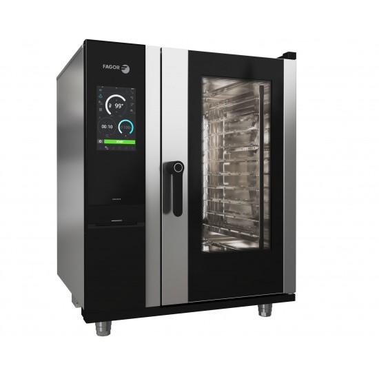 Four mixte professionnel iKORE avec ferrage a droite 10 plateaux AW-101-E Advance directsteam Fagor Professional-mondialchr.com