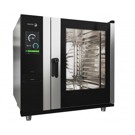 Four mixte professionnel iKORE avec ferrage a droite 10 plateaux AW-102-E  Advance directsteam Fagor Professional-mondialchr.com