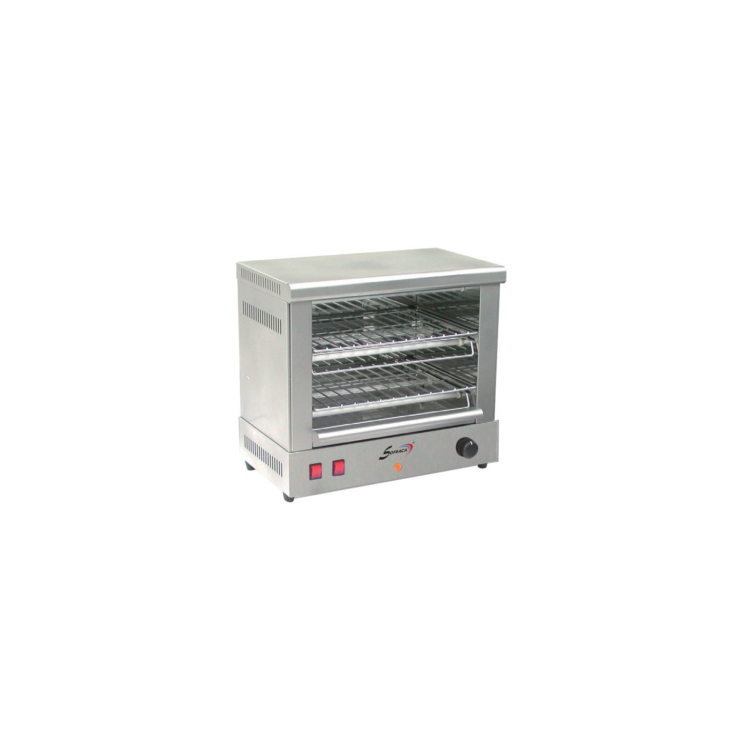 Toaster électrique professionnel 2 niveaux Sofraca-mondialchr.com