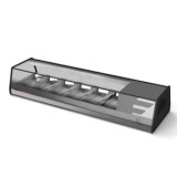 Vitrinette refrigeree Snack avec couvercle plat en verre 8*GN Fagor Professional-mondialchr.com