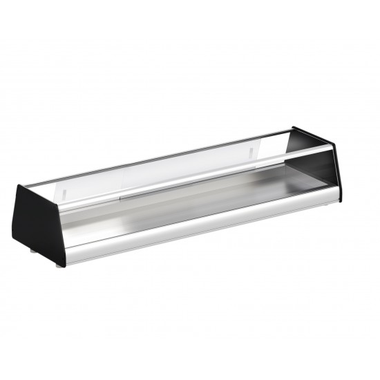Vitrines d’exposition neutres pour tapas avec vitre plane 7*GN Fagor Professional-mondialchr.com