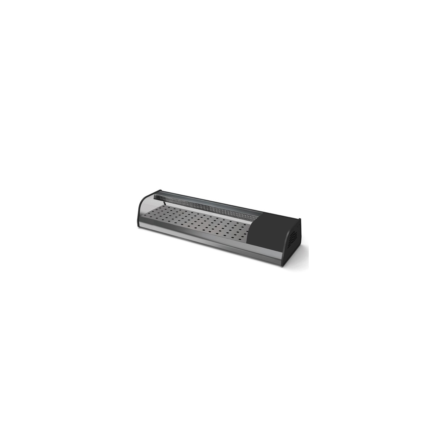 Vitrinette a Sushis avec couvercle incurve en verre 1380x415x278  Fagor Professional-mondialchr.com