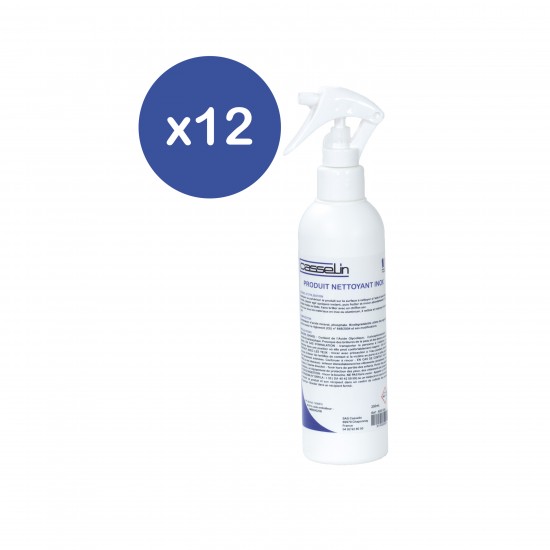 Nettoyant inox professionnel 250mL Lot de 12 Casselin-mondialchr.com
