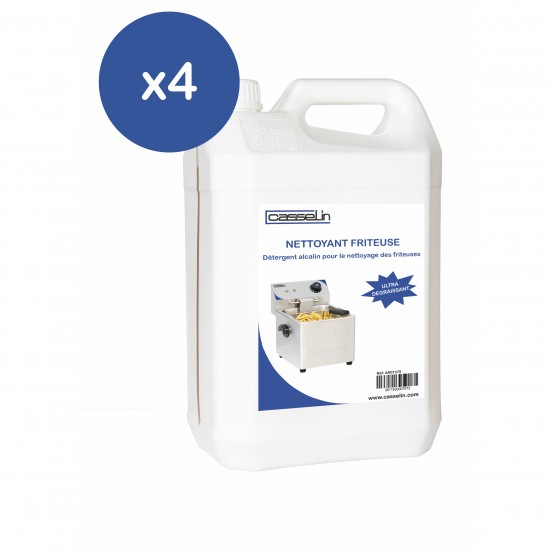 Nettoyant friteuse professionnel 5L Lot de 4 Casselin-mondialchr.com