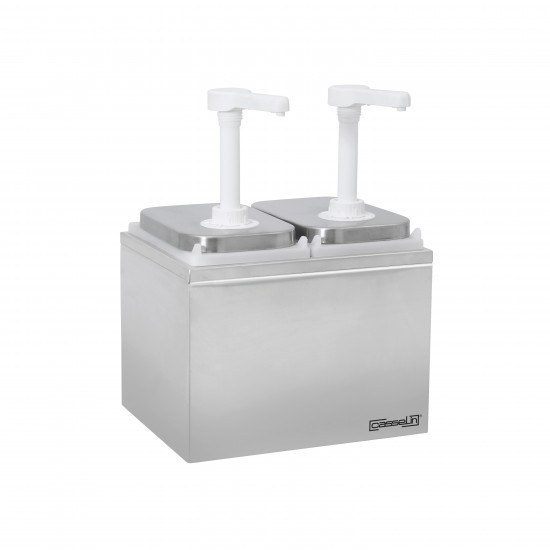 Pompe à sauce neutre 2x2L Casselin-mondialchr.com
