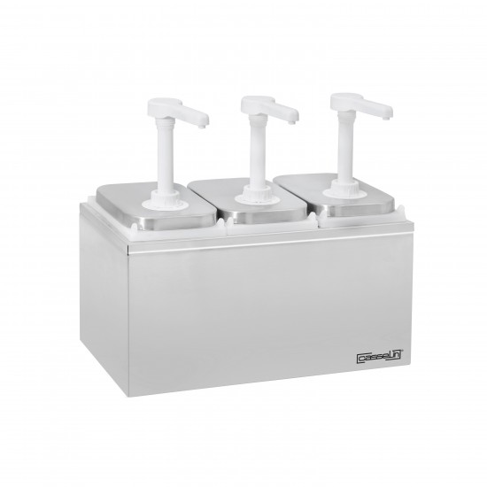 Pompe à sauce neutre 3x2L Casselin-mondialchr.com