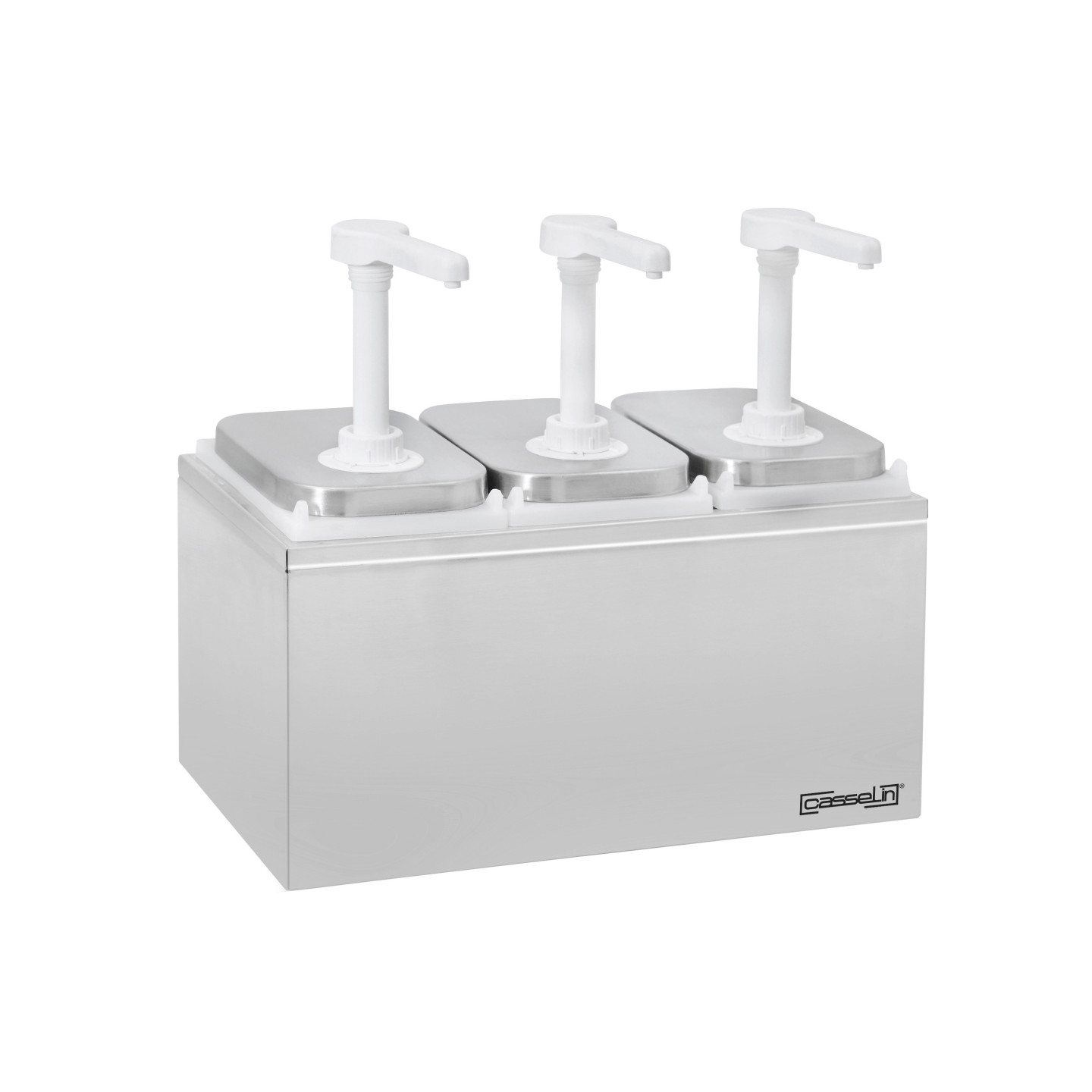 Pompe à sauce neutre 3x2L Casselin-mondialchr.com