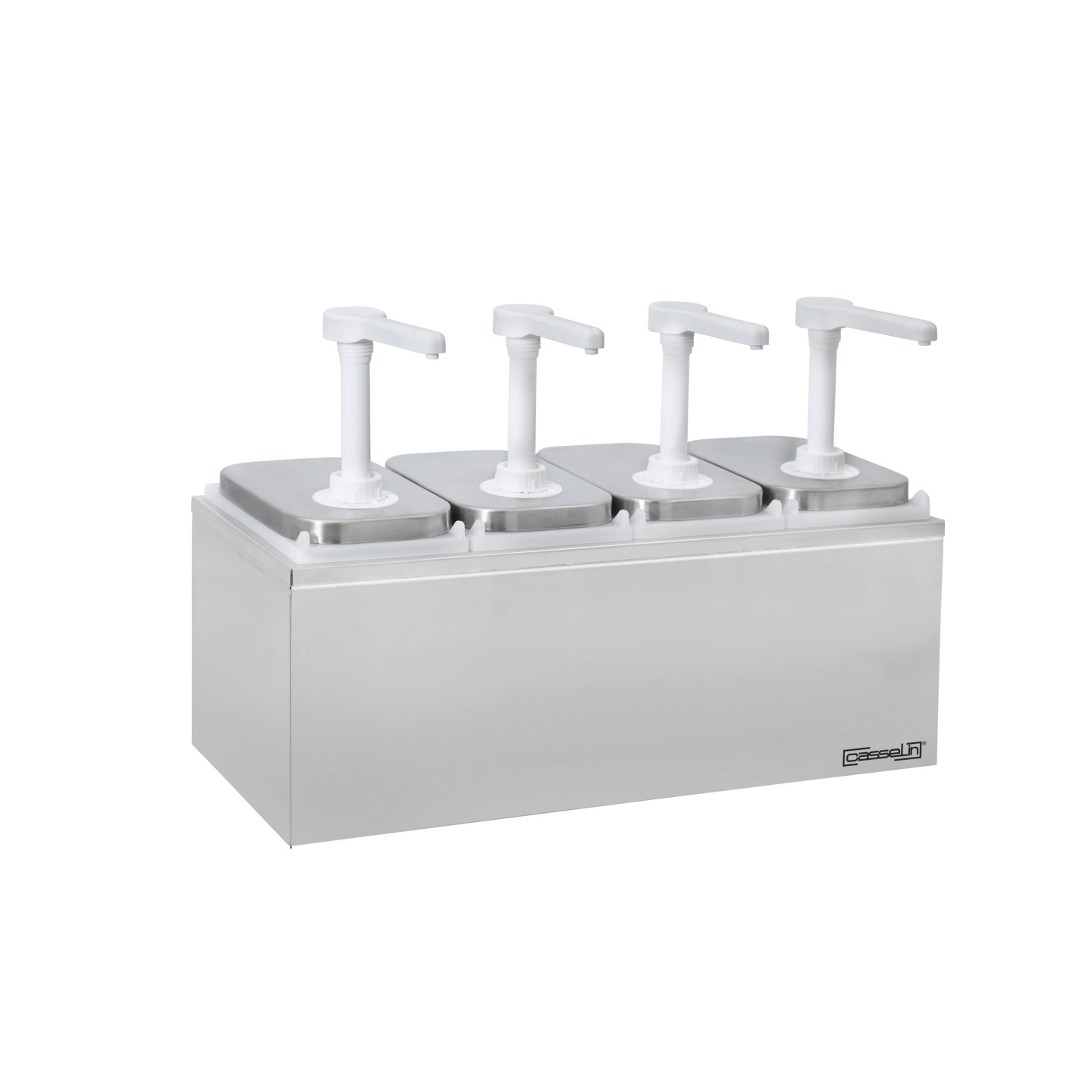 Pompe à sauce neutre 4x2L Casselin-mondialchr.com