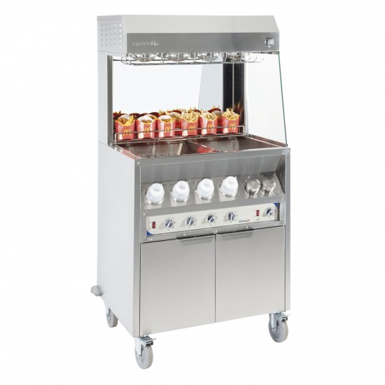 Poste de salage chauffe sauce 800 sur roues Casselin-mondialchr.com