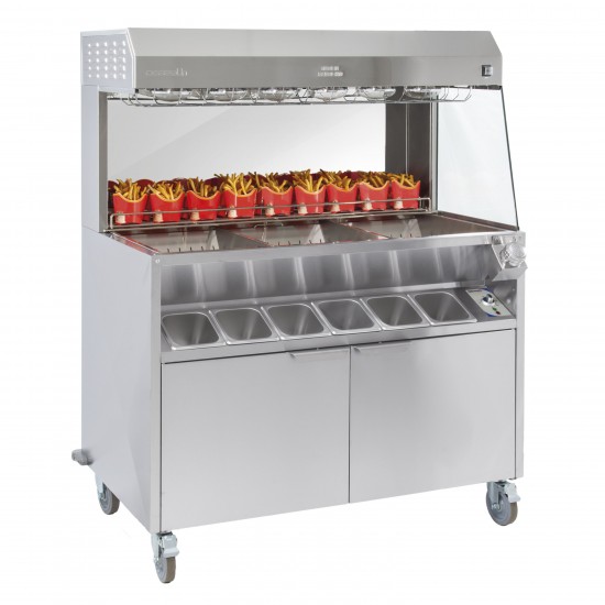 Poste de salage double chauffe 1200 sur roues Casselin-mondialchr.com