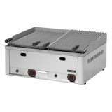 Grill à pierre de lave double CGPLD Casselin-mondialchr.com