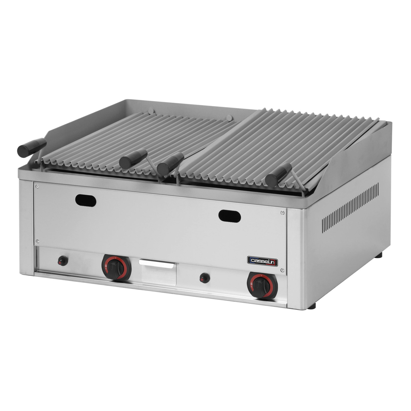 Grill à pierre de lave double CGPLD Casselin-mondialchr.com