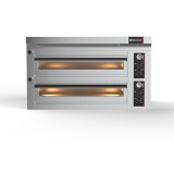 Four à pizza professionnel électrique pyralis deux chambre 4 pizzas PIZZAS-mondialchr.com