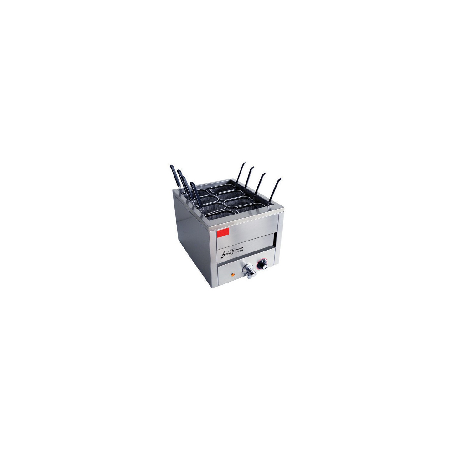 Cuiseur à pâtes électrique 15L -8 paniers portions SOFRACA