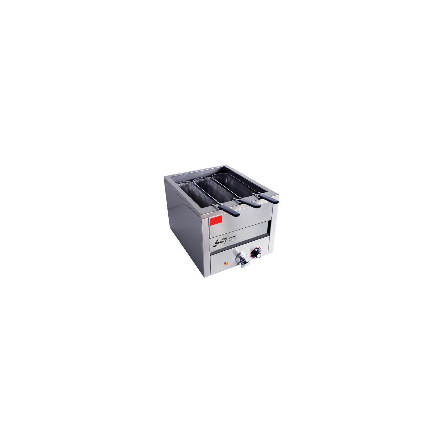 Cuiseur à pâtes électrique 15 Litres - 3 paniers profonds -SOFRACA