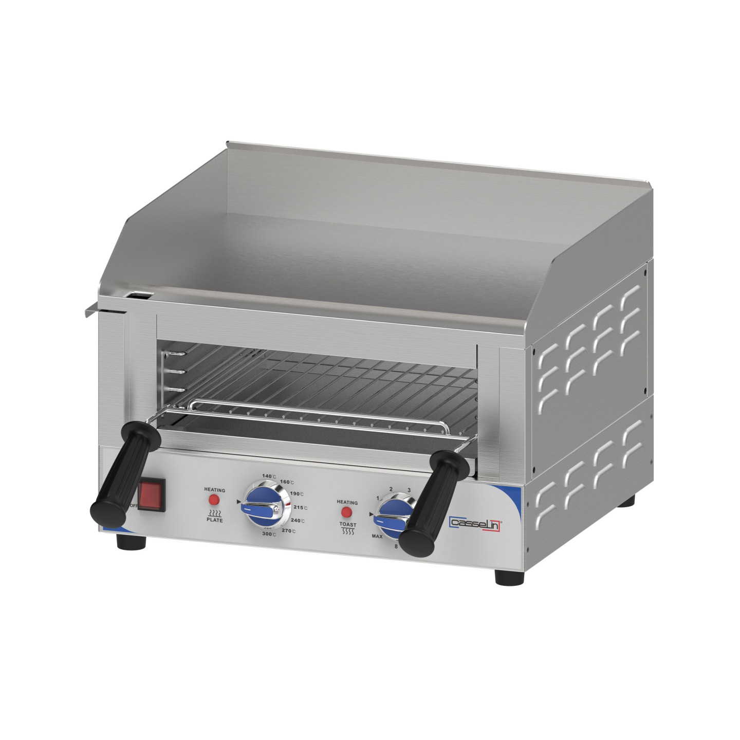 Plaque à snacker avec toasteur intégré 480 Casselin-mondialchr.com