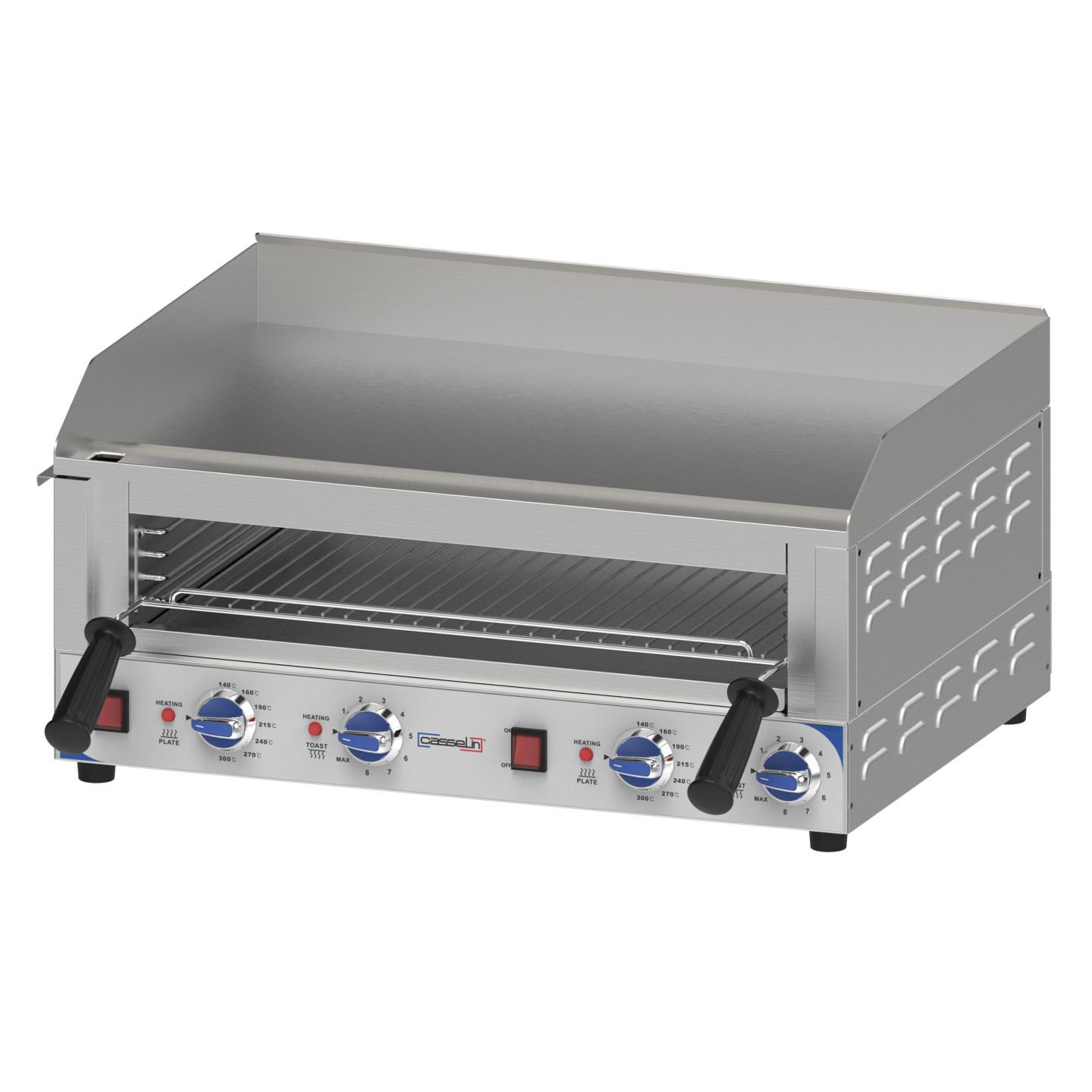 Plaque à snacker avec toasteur intégré 700 Casselin-mondialchr.com