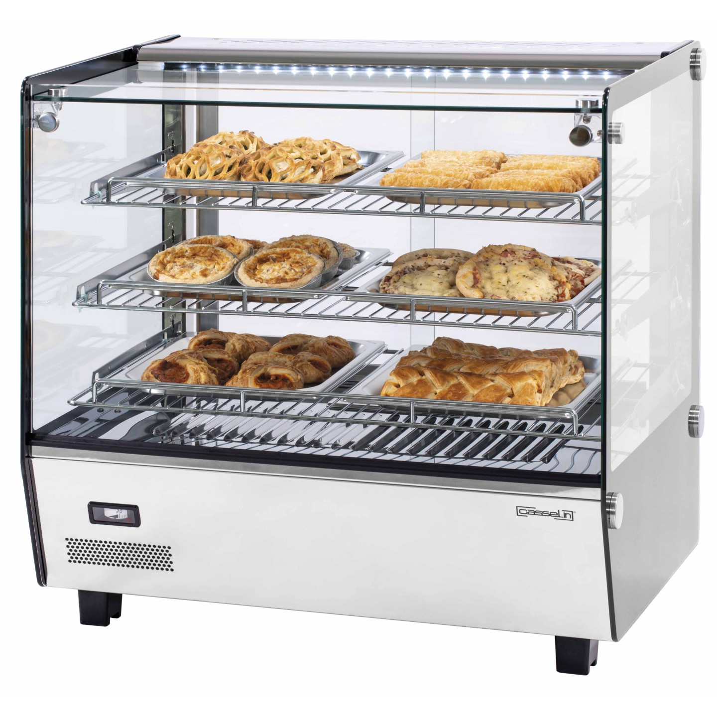 Vitrine chauffante encastrée 120L Casselin-mondialchr.com