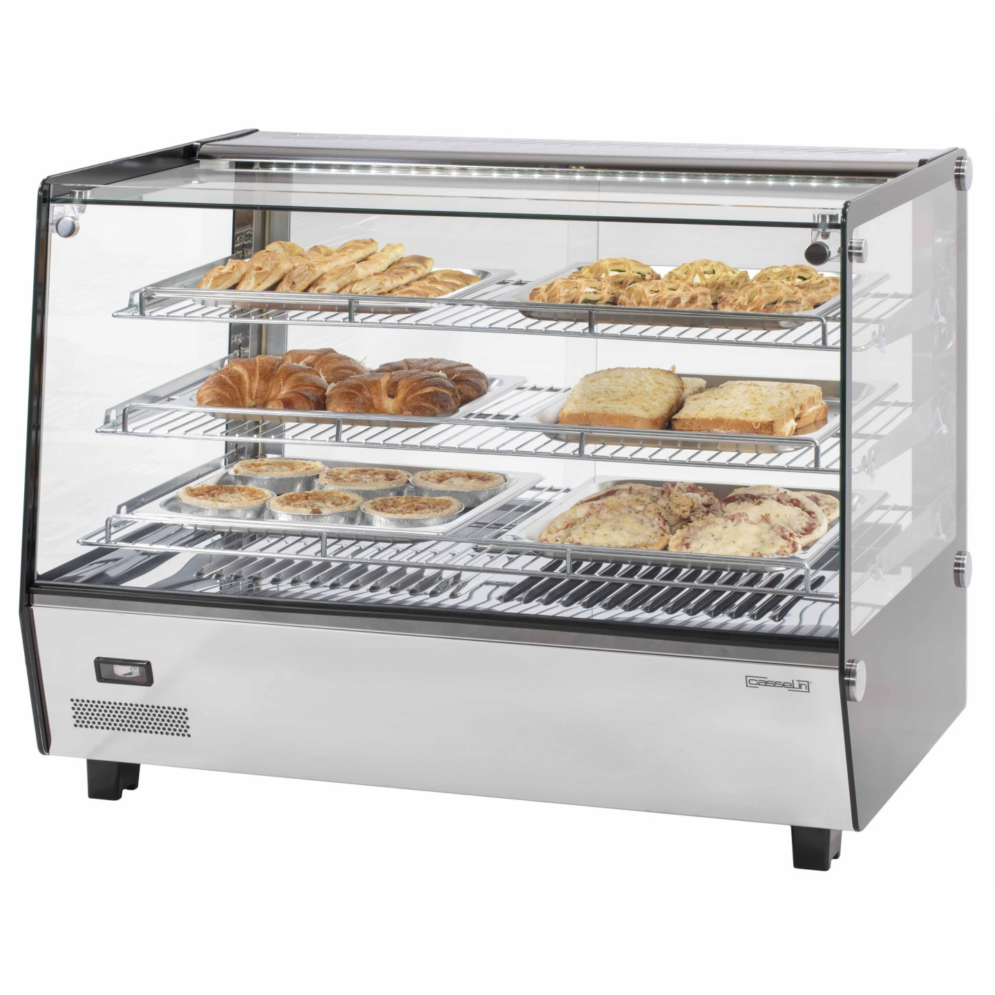 Vitrine chauffante encastrée 160L Casselin-mondialchr.com