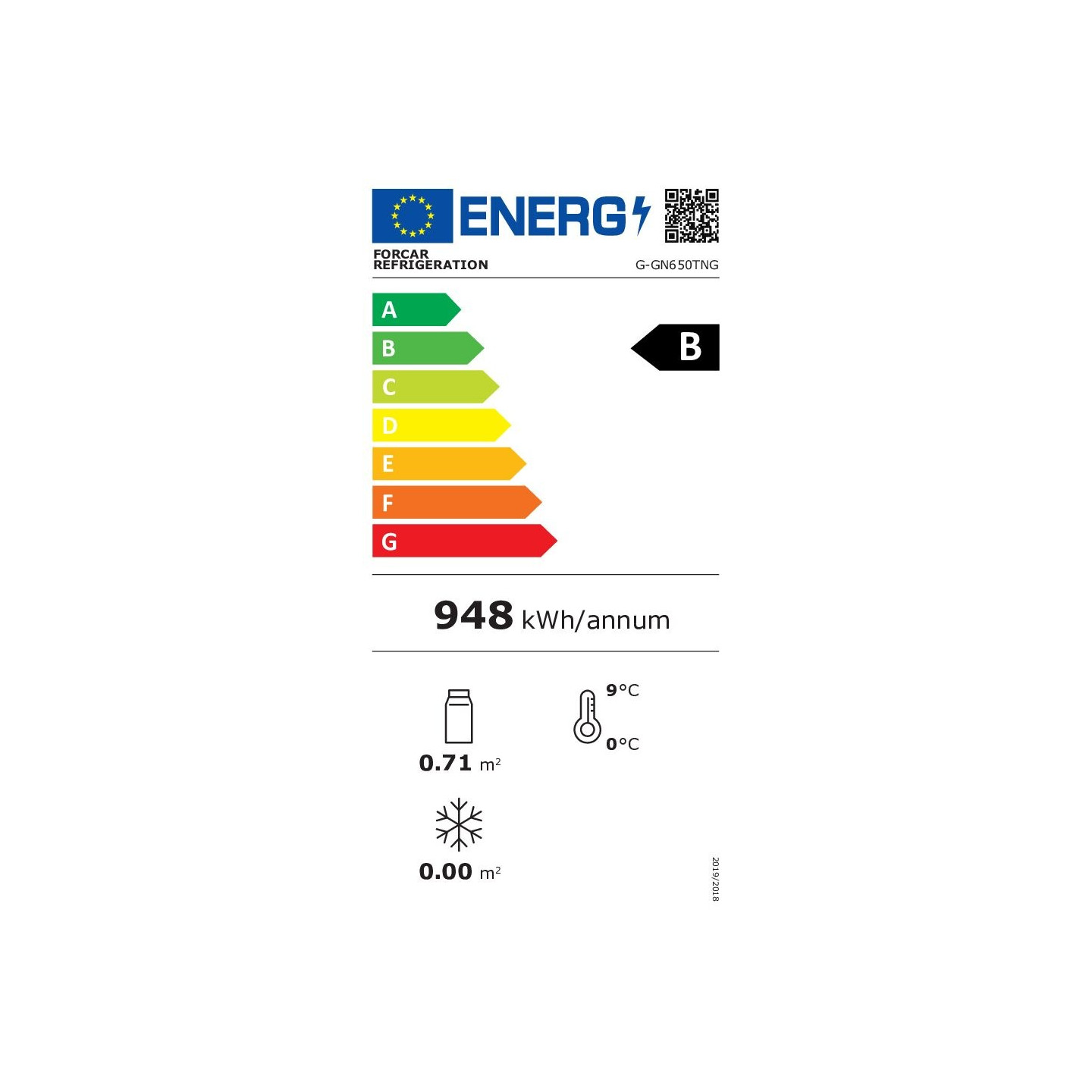Armoire réfrigérée positive GN21 Ventilée GGN650TNG Forcar-mondialchr.com