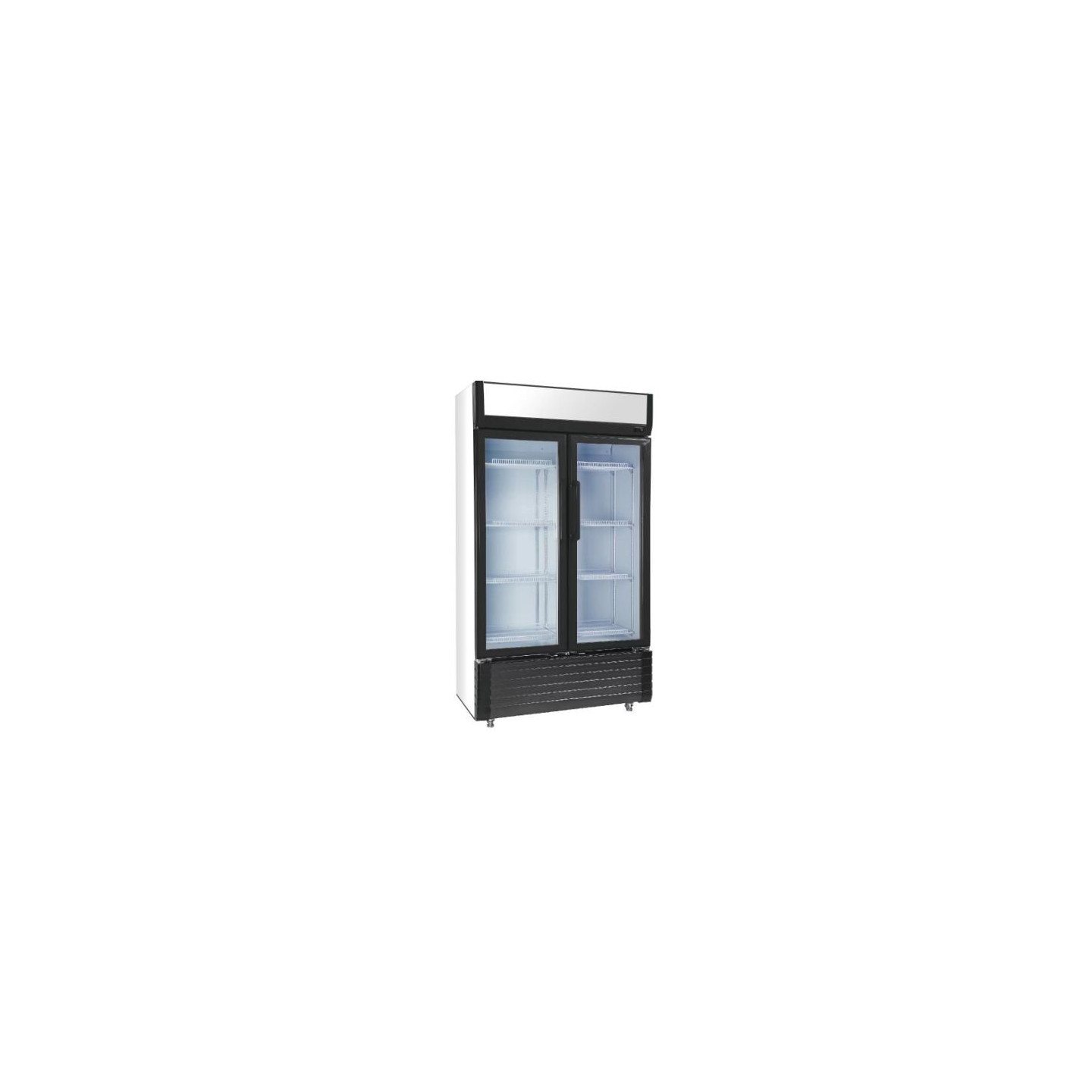 Armoire réfrigérée positive 2 portes vitrées 610L AFI-mondialchr.com