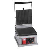 Grill panini simple 2 plaques rainurées PPM1 Sofraca-mondialchr.com