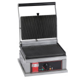 Grill panini simple 2 plaques rainurées PGM1 Sofraca-mondialchr.com