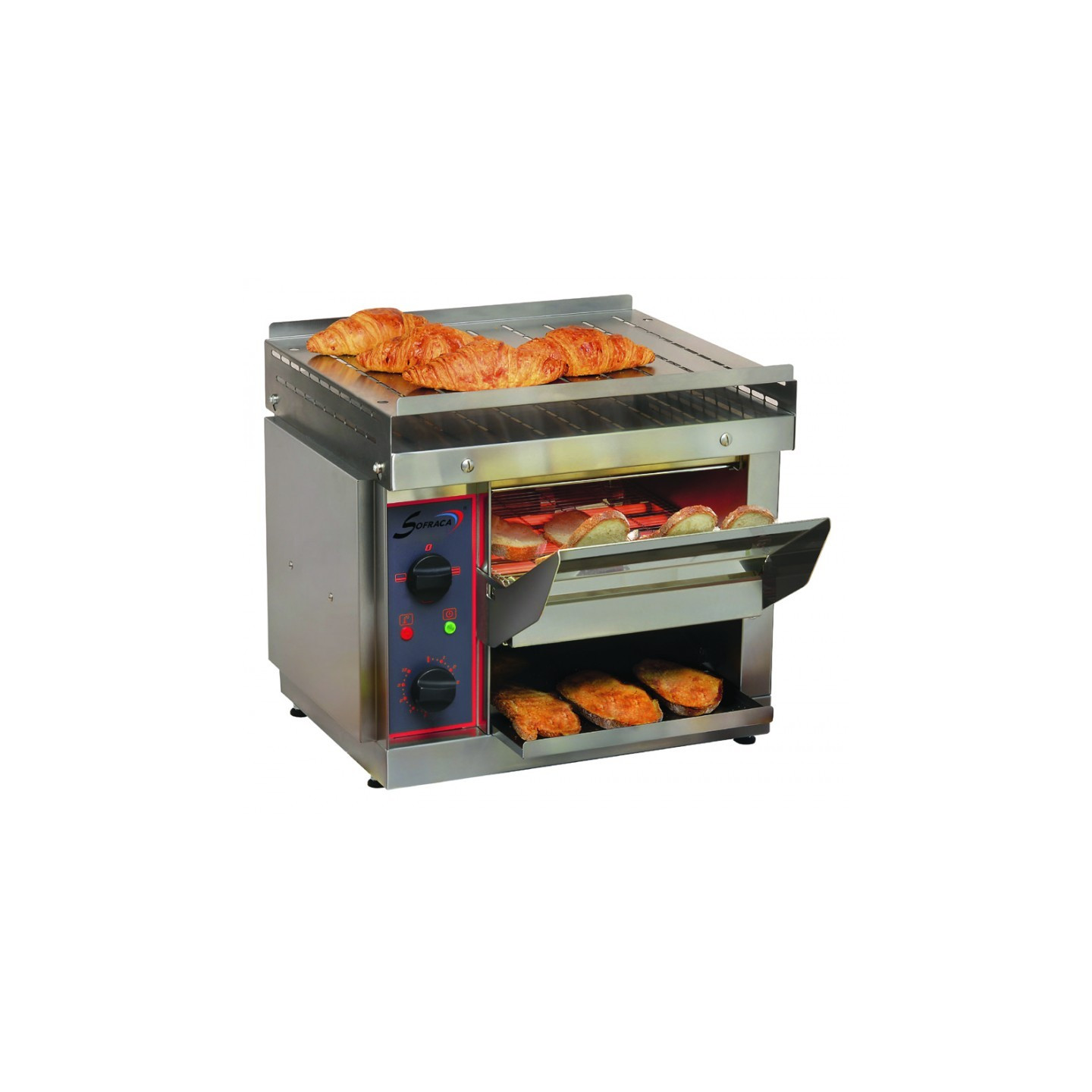 Toaster à convoyeur professionnel TR1Q SOFRACA-mondialchr.com