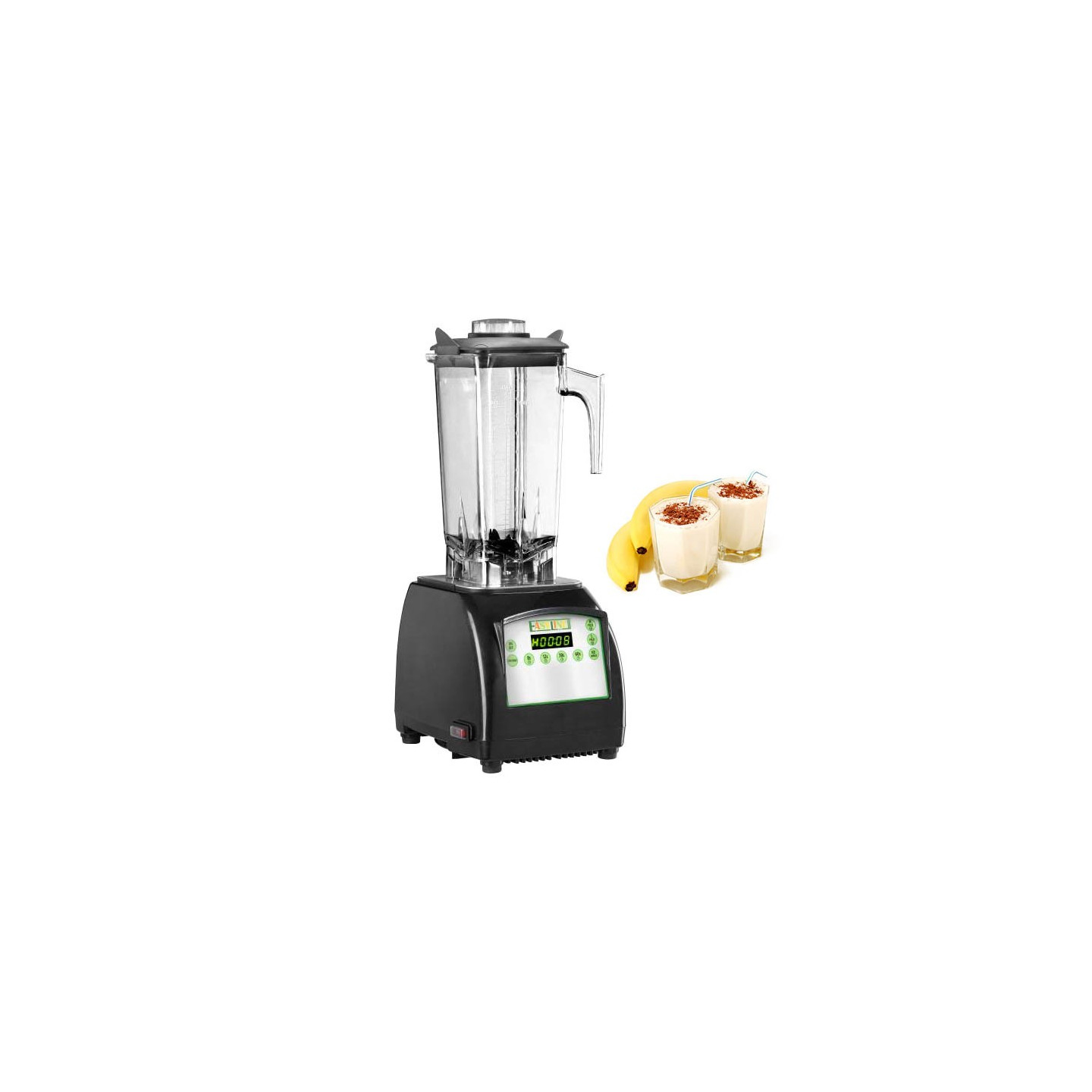 Machine à smoothie 2L Moteur à 2 vitesses Easyline-mondialchr.com