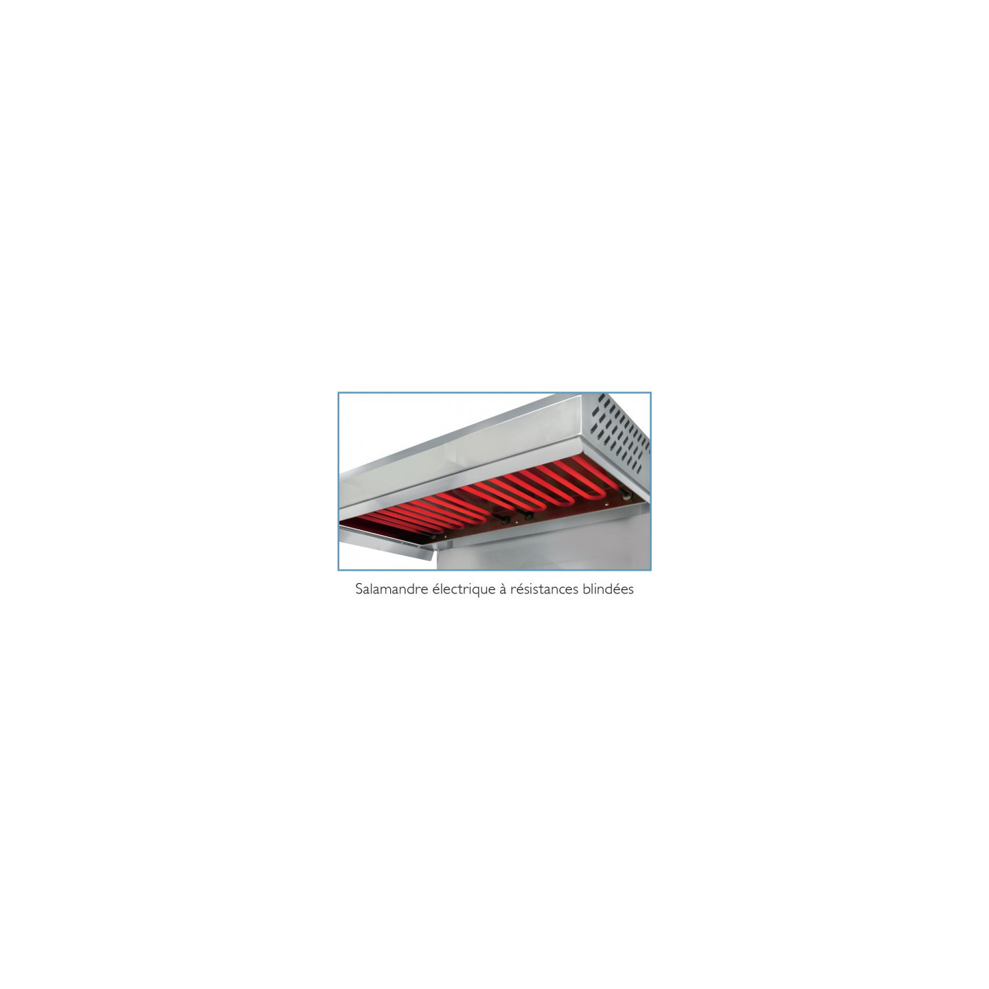 Salamandre électrique - Plafond fixe - Résistances blindées SOFRACA