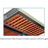 Salamandre électrique - Plafond fixe - Tubes quartz infrarouge SOFRACA