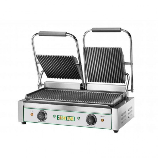 Plaque de cuisson en fonte 475x230mm rainurée Easyline-mondialchr.com