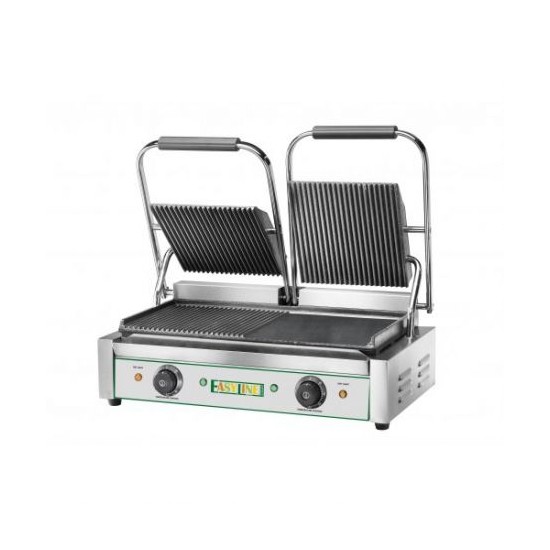 Plaque de cuisson en fonte 475x230mm mixte Easyline-mondialchr.com
