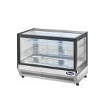 Vitrine réfrigérée vitre droite 160L ATOSA