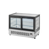 Vitrine réfrigérée vitre droite 160L ATOSA