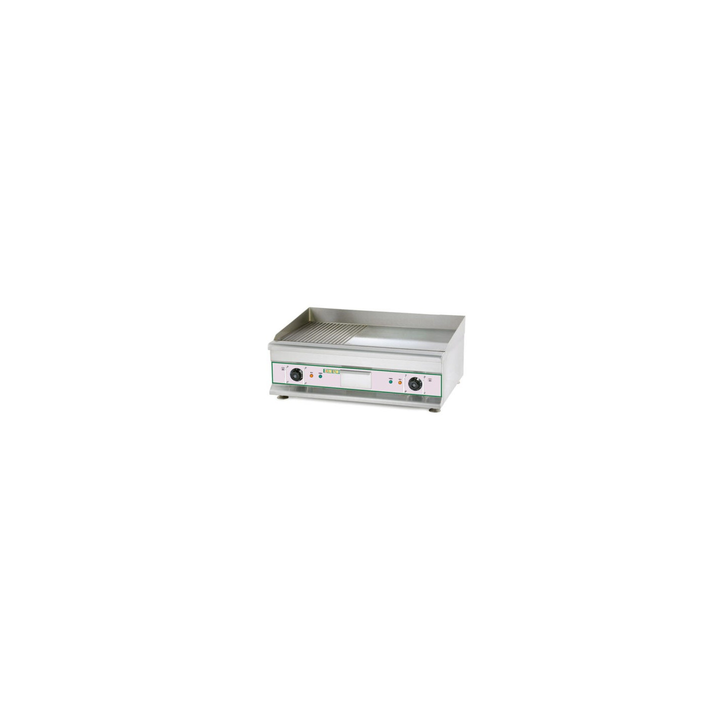 Plaque grillade électrique Mixte 6kW Easyline Easyline-mondialchr.com