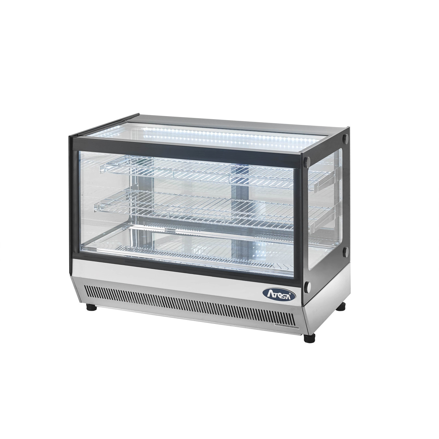 Vitrine réfrigérée vitre droite 120L ATOSA