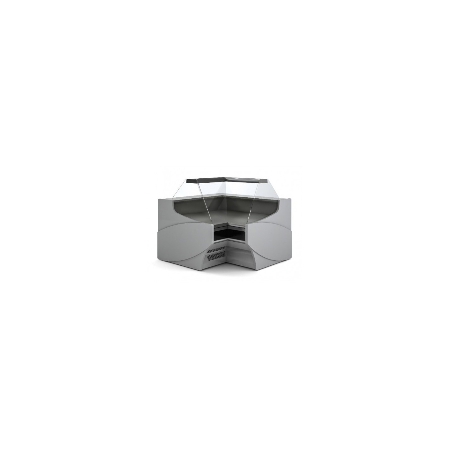 Vitrine d'angle négatif 1410x1410 vitre bombée Docriluc-mondialchr.com