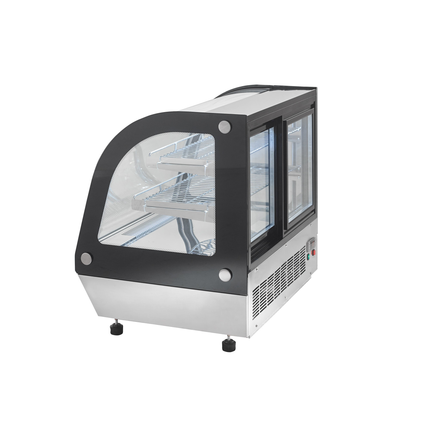 Vitrine réfrigérée vitre bombée 110L ATOSA