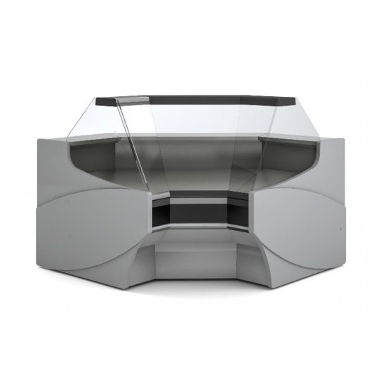 Vitrine d'angle négatif 1405x1405 vitre droite Docriluc-mondialchr.com