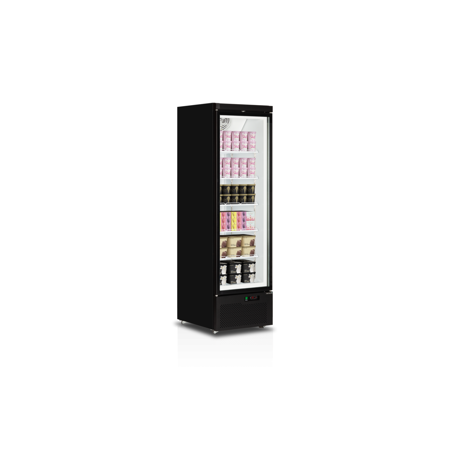 Congélateur vertical de vitrine Atom Maxi L750mm TEFCOLD-mondialchr.com