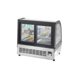 Vitrine réfrigérée vitre bombée 130L ATOSA