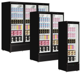 Congélateur vertical de vitrine Atom Maxi L1253mm TEFCOLD-mondialchr.com