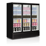 Congélateur vertical de vitrine Atom Maxi L1880mm TEFCOLD-mondialchr.com