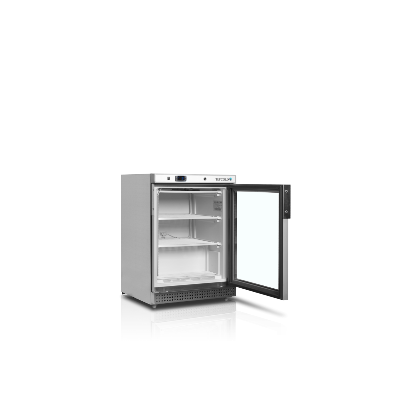 Congélateur vertical de vitrine H855mm TEFCOLD - mondialchr.com
