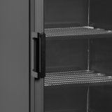 Congélateur vertical de vitrine noir L595mm TEFCOLD -mondialchr.com