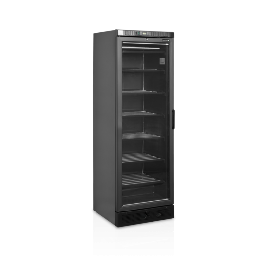 Congélateur vertical de vitrine noir gauche L595mm TEFCOLD-mondialchr.com